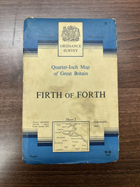 FIRTH OF FORTH Sheet 7 Fifth Series Paper Ordnance Survey Quarter Inch 1964