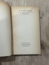 A E HOUSMAN COLLECTED POEMS The Penguin Poets 1956 D34 Shropshire